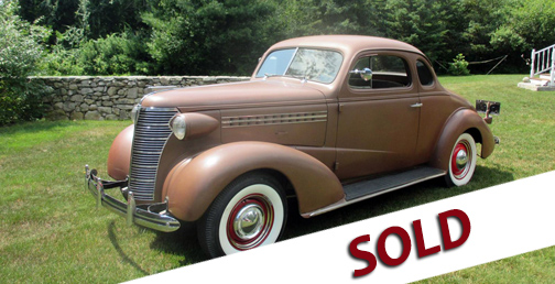 1938 Chevrolet Master Coupe, antique Chevy show cars