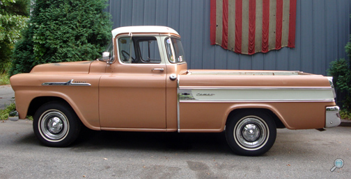 1958 Chevrolet Cameo Pickup, restored vintage Chevy pickup