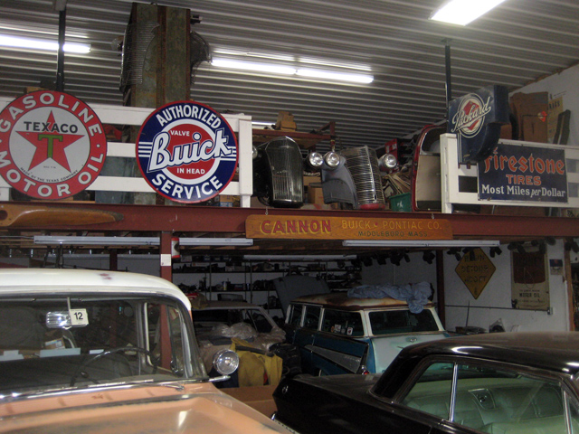 Vintage Chevy auto parts warehouse, classic Chevrolet car parts engines